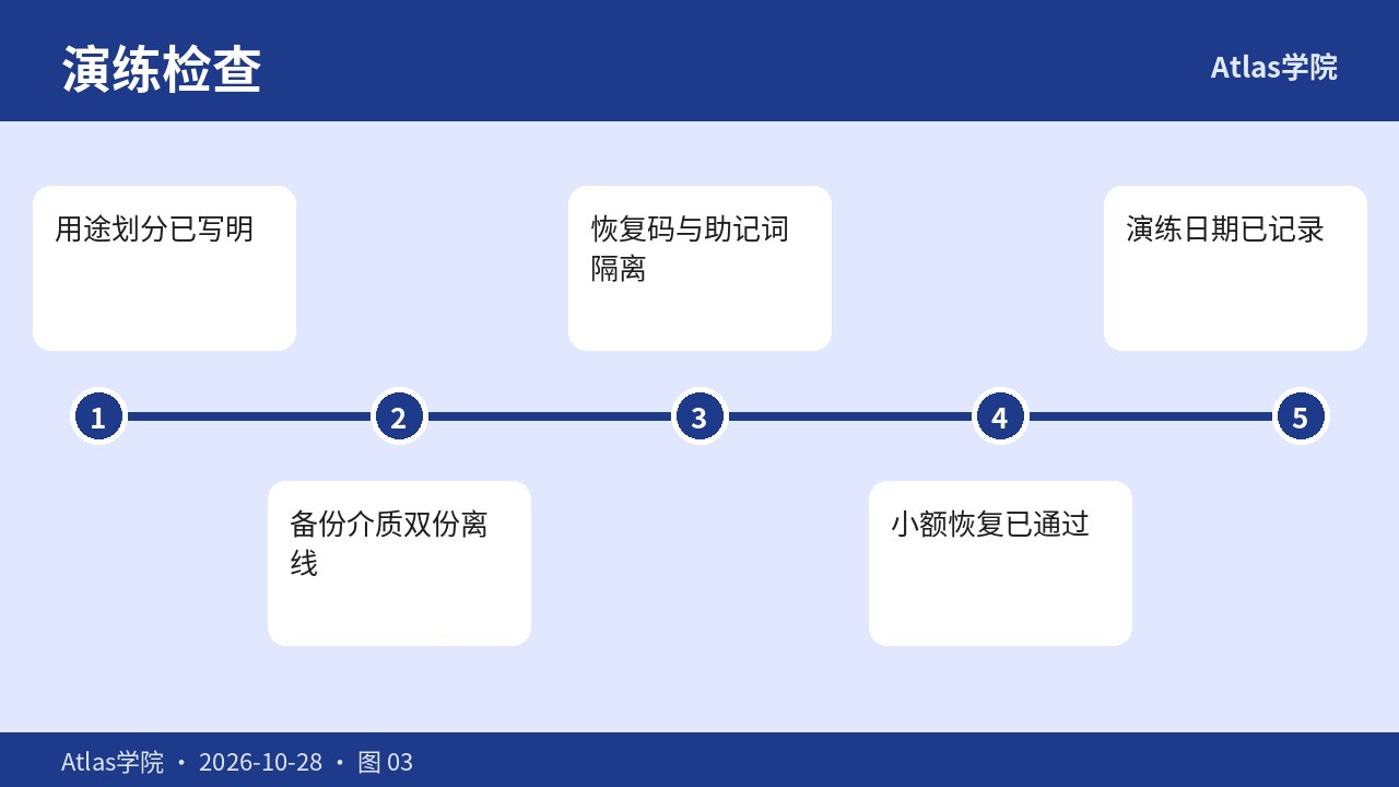 小额恢复演练检查